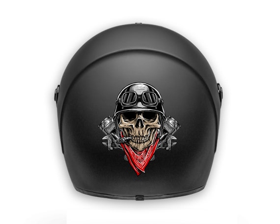 Motorrad Helm Aufkleber / Aufkleber / wasserdicht / cooler Skull