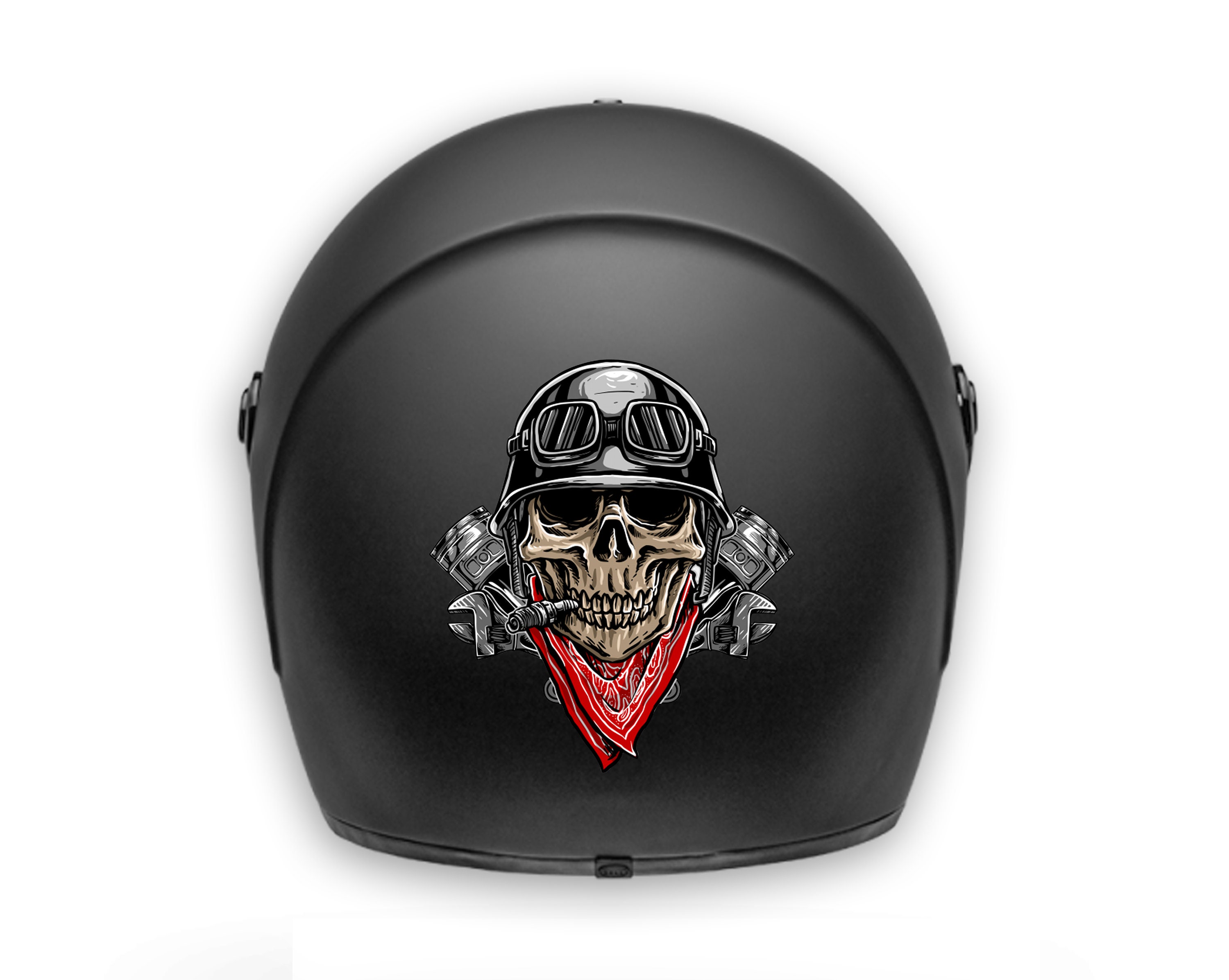 Stickers casque de moto