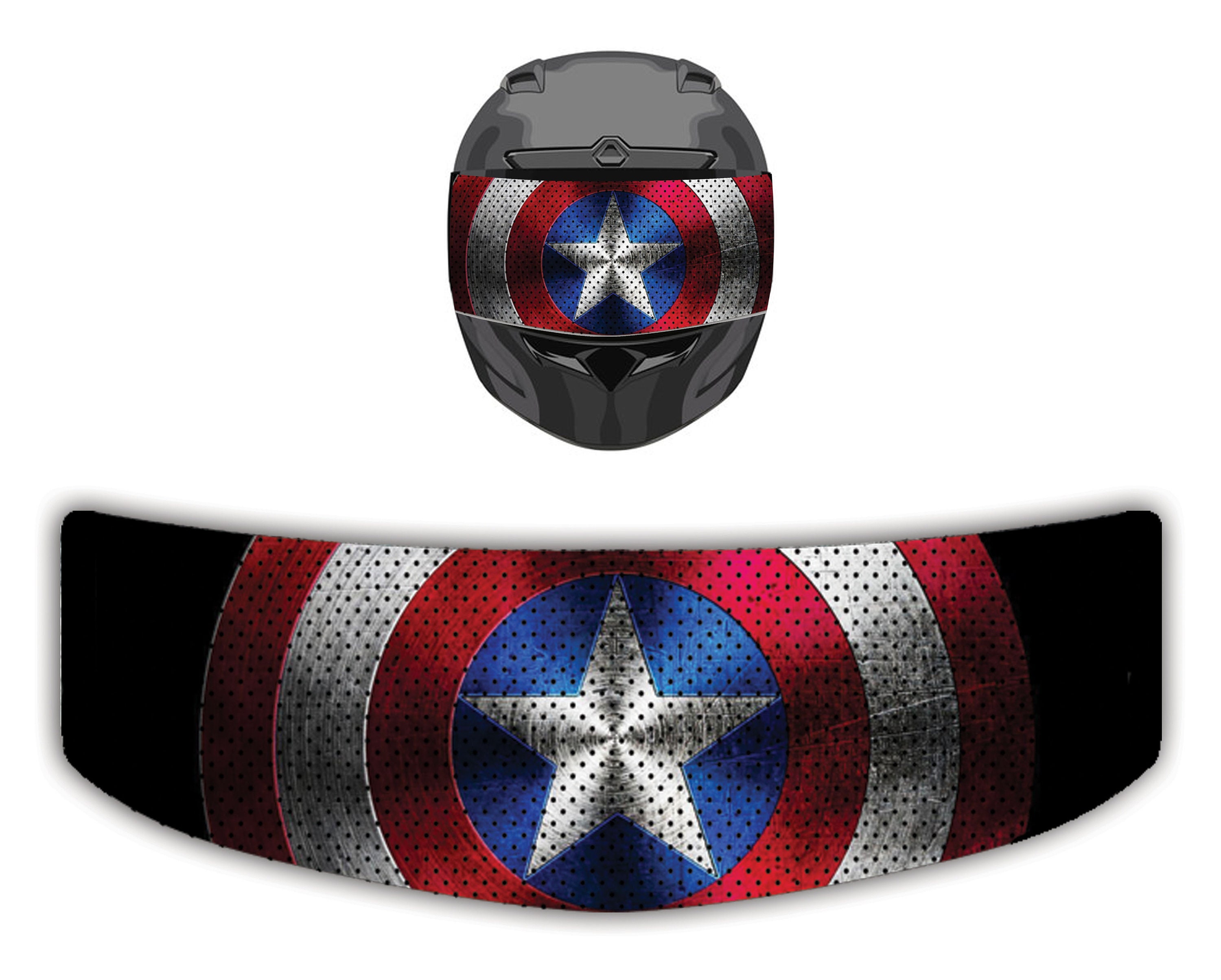 Motorcycle helmet sticker perforated visor tint shield decal Etsy