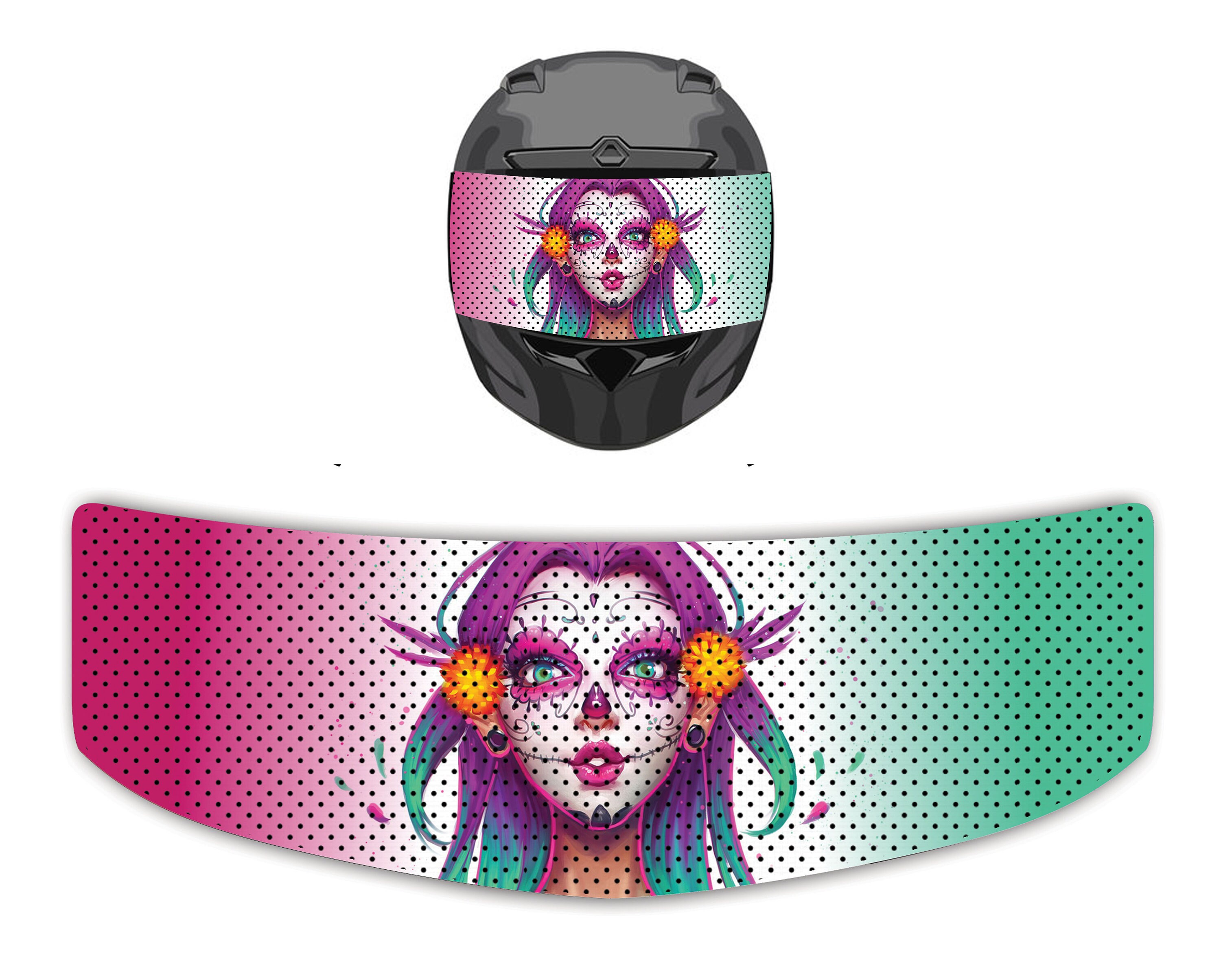 motorradhelm mit verdunkeltem visier