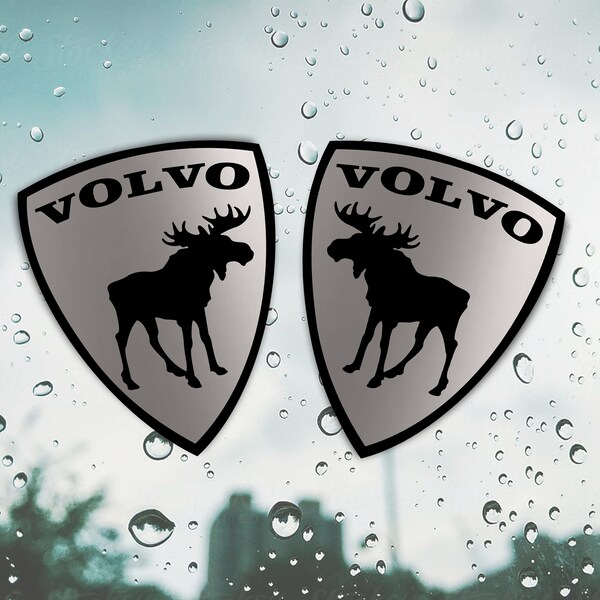 Volvo Window Sticker Etsy