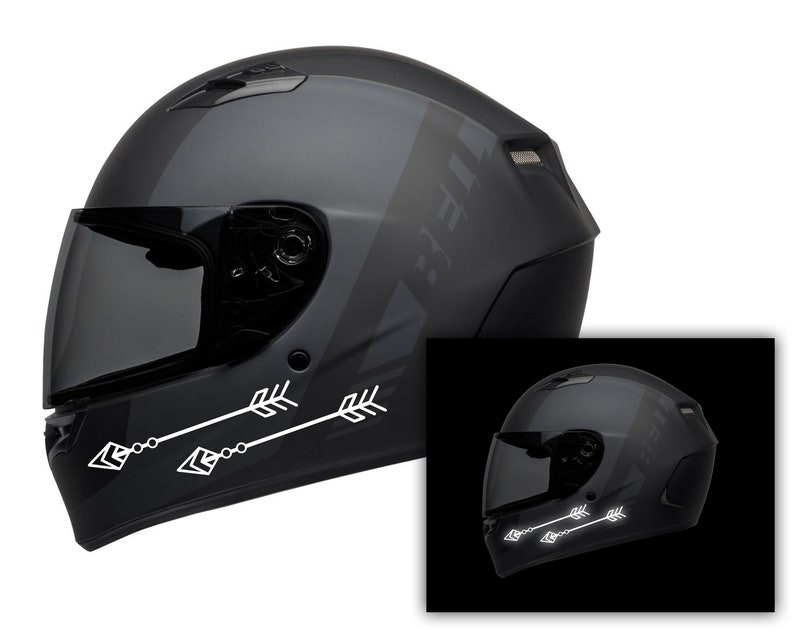 Reflective Motorcycle Helmet Sticker / Decal / Waterproof / Etsy