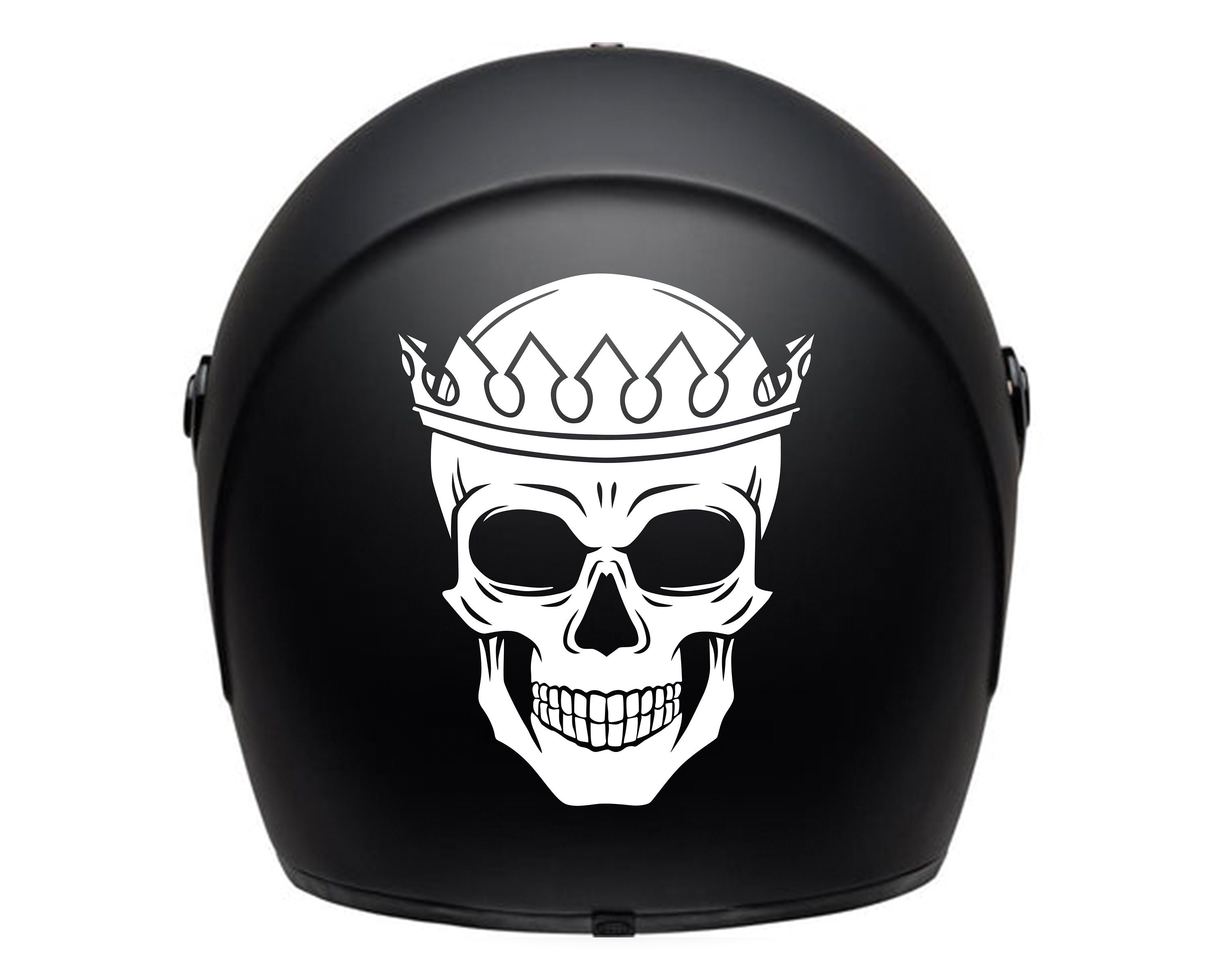 Sticker pour casque de moto / sticker / étanche / cool tête de mort -   France