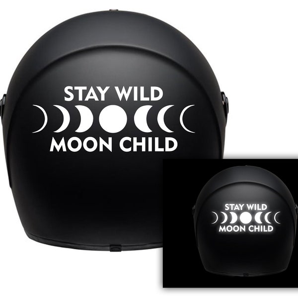 reflective Motorcycle helmet sticker / decal / waterproof  / mood child /
