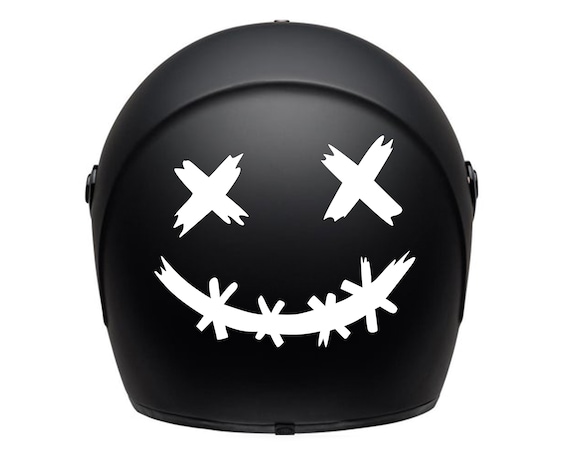 Motorrad Helm Aufkleber / Aufkleber / wasserfest / evel smile -   Österreich