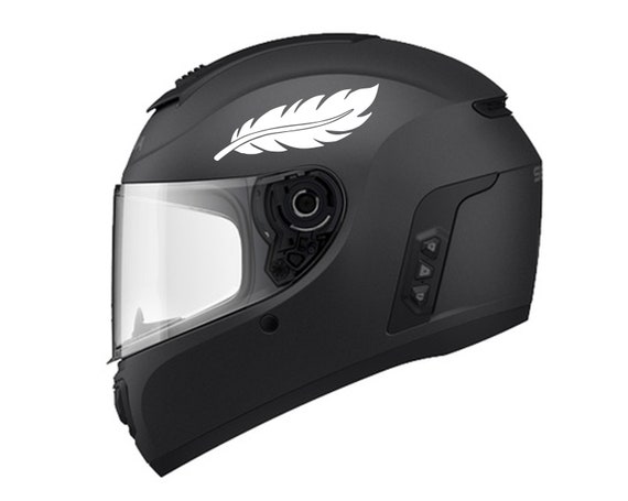 sticker casque de moto avec yeux colère