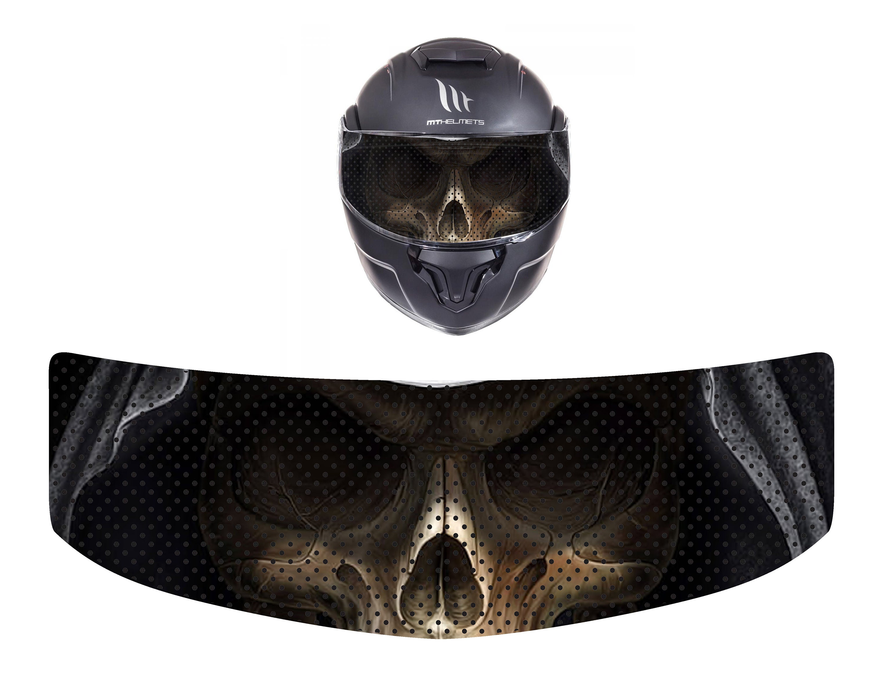 Ksde Helmet visor forMotorcycle Helmet Shield Parts original glasses motorbike helmet Lens Full face,Gold 