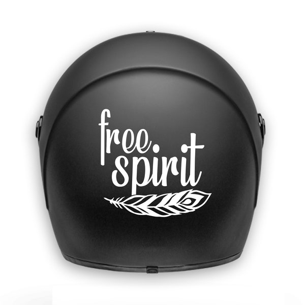Motorcycle helmet sticker / decal / waterproof  / free spirit