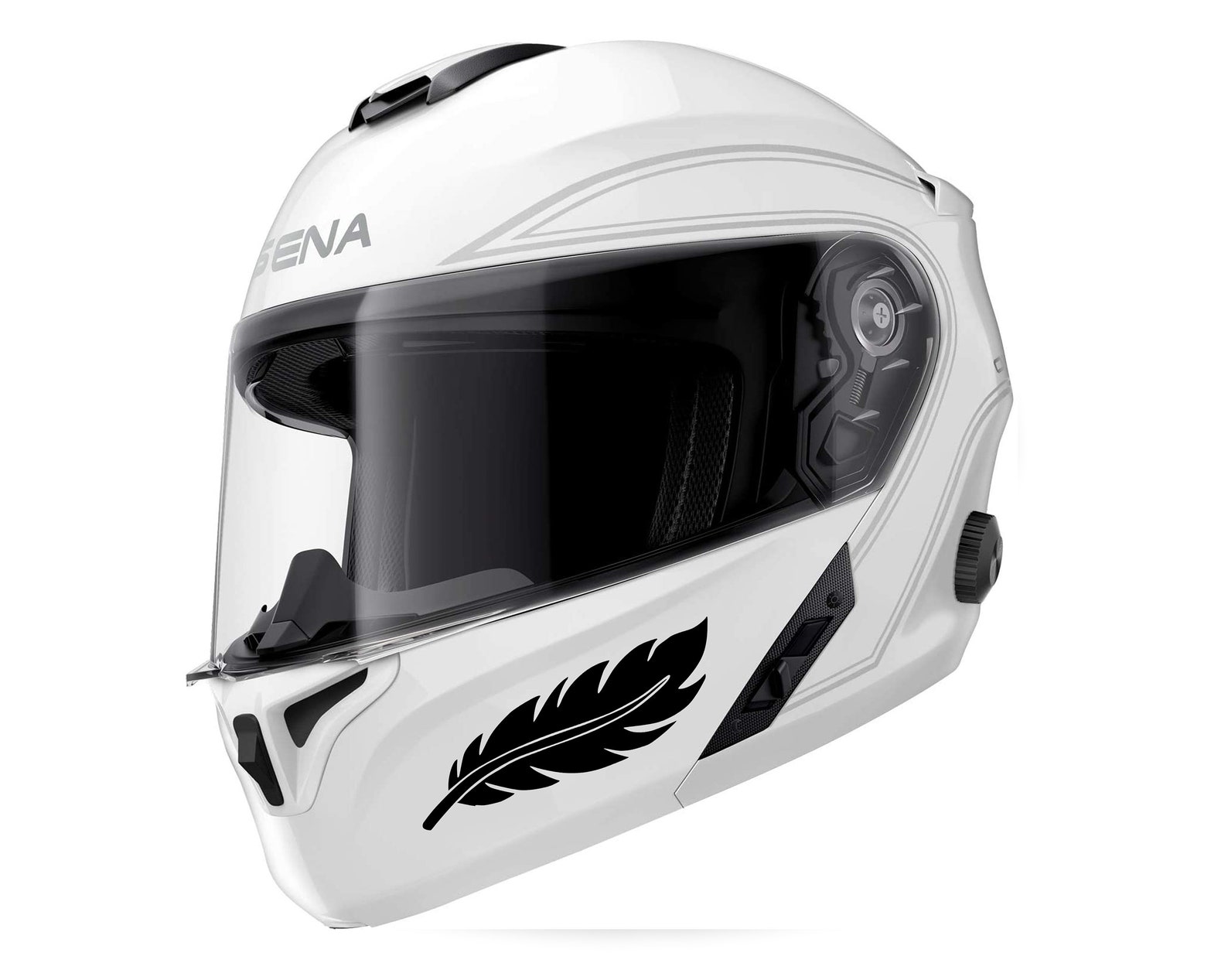 Motorcycle Helmet Sticker / Decal / Waterproof / Feather 2pcs Etsy UK