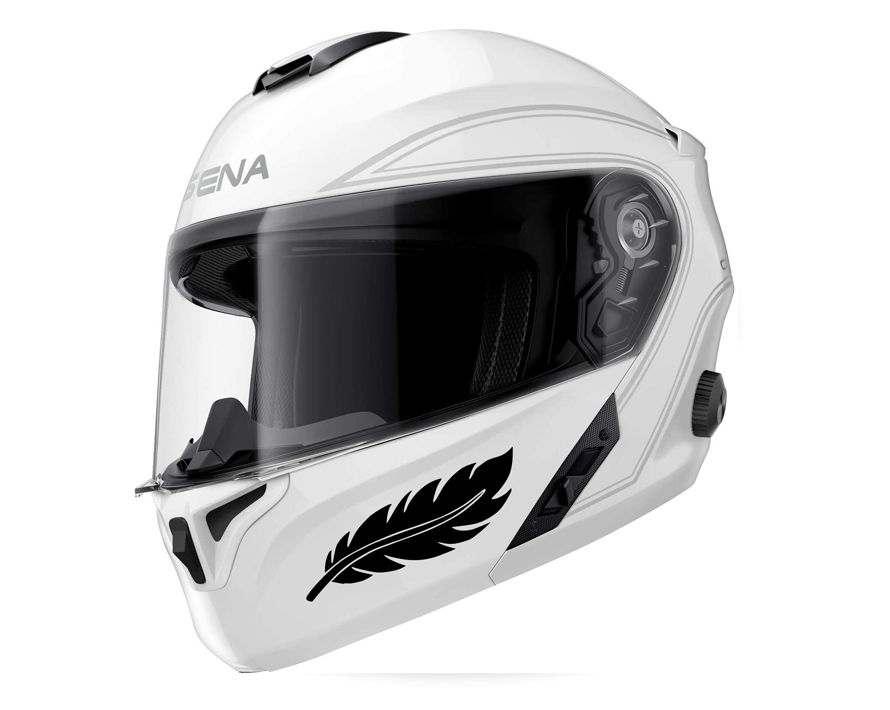 Paper & Party Supplies Motorcycle helmet sticker waterproof flower moto