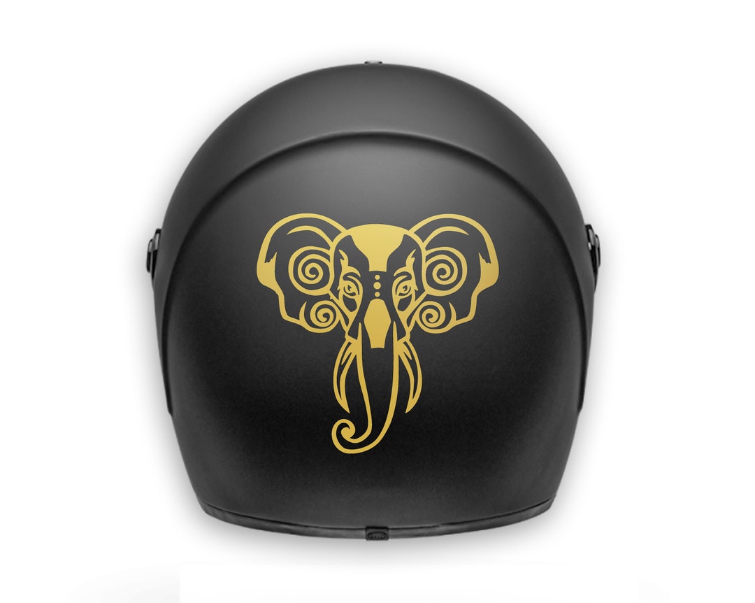 Motorcycle Helmet Sticker / Decal / Waterproof / Elephant - Etsy