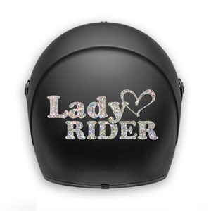 Motorcycle holographic vinyl helmet sticker / decal / waterproof  / leady rider