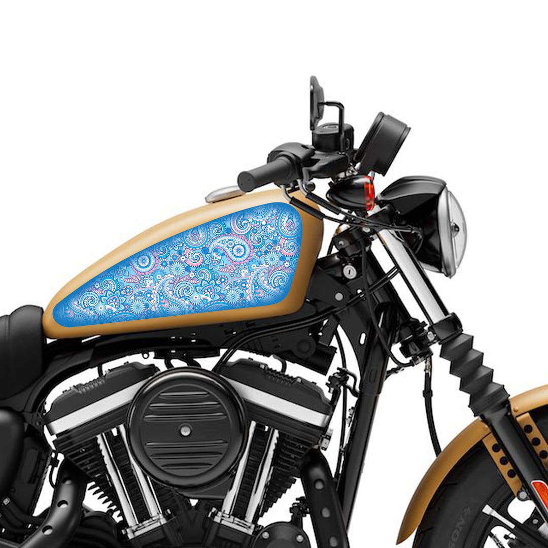 Motorrad Tank Aufkleber Kawasaki ZZR1100 - 3D Fishbone Schutz