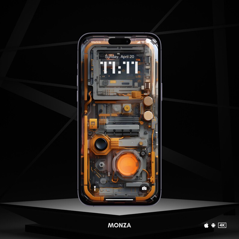 Mechanical Circuit Mobile Wallpaper | iPhone Wallpaper | 4k Wallpaper ...