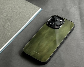 Stone & Ink iPhone Case – Luxury Glass Cover for iPhone | Monza x Night Studio