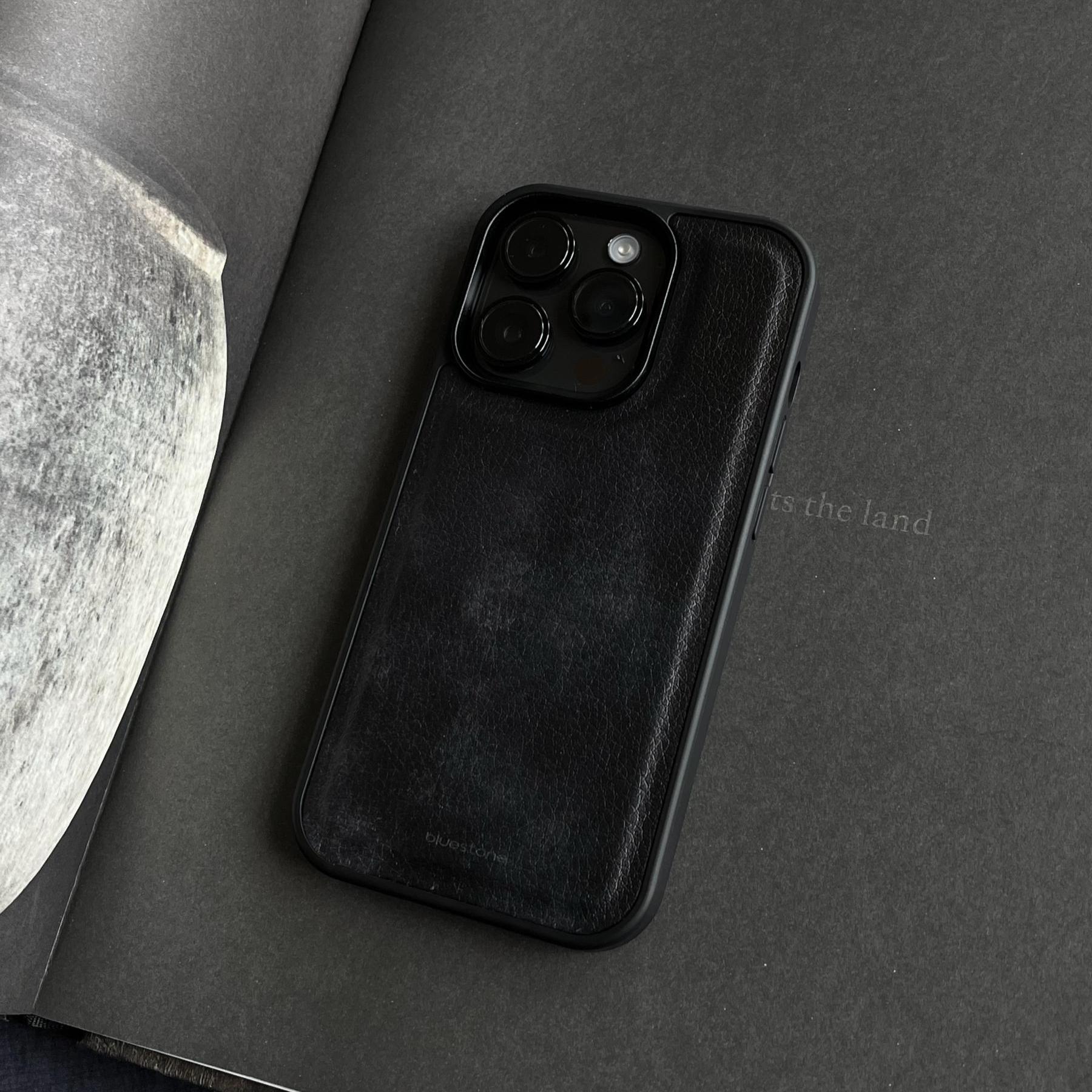 Stone & Ink iPhone Case – Premium Vegan Leather Cover for iPhone
