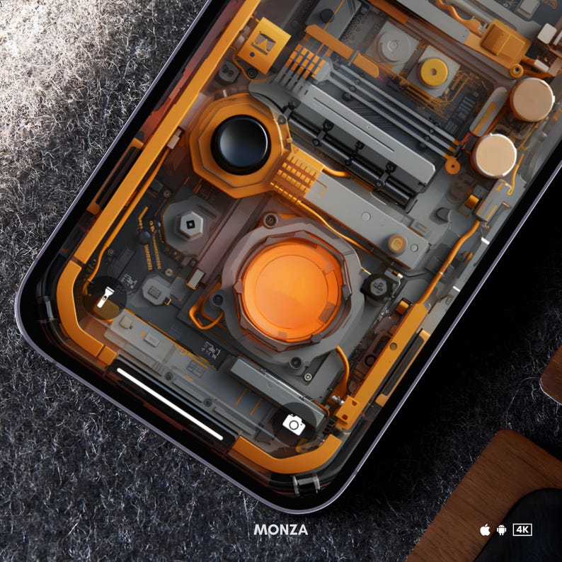 Mechanical Circuit Mobile Wallpaper | iPhone Wallpaper | 4k Wallpaper ...