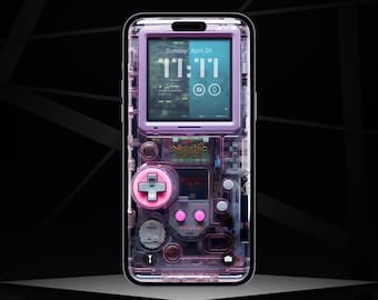 Retro Gameboy iPhone Wallpaper | 4K Mobile Lock Screen (Digital Download)