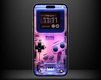 Sfondo per iPhone GameBoy retrò ultra realistico 4k / Sfondo per cellulare / Sfondo per schermata di blocco / Arte digitale / Monza / 7259