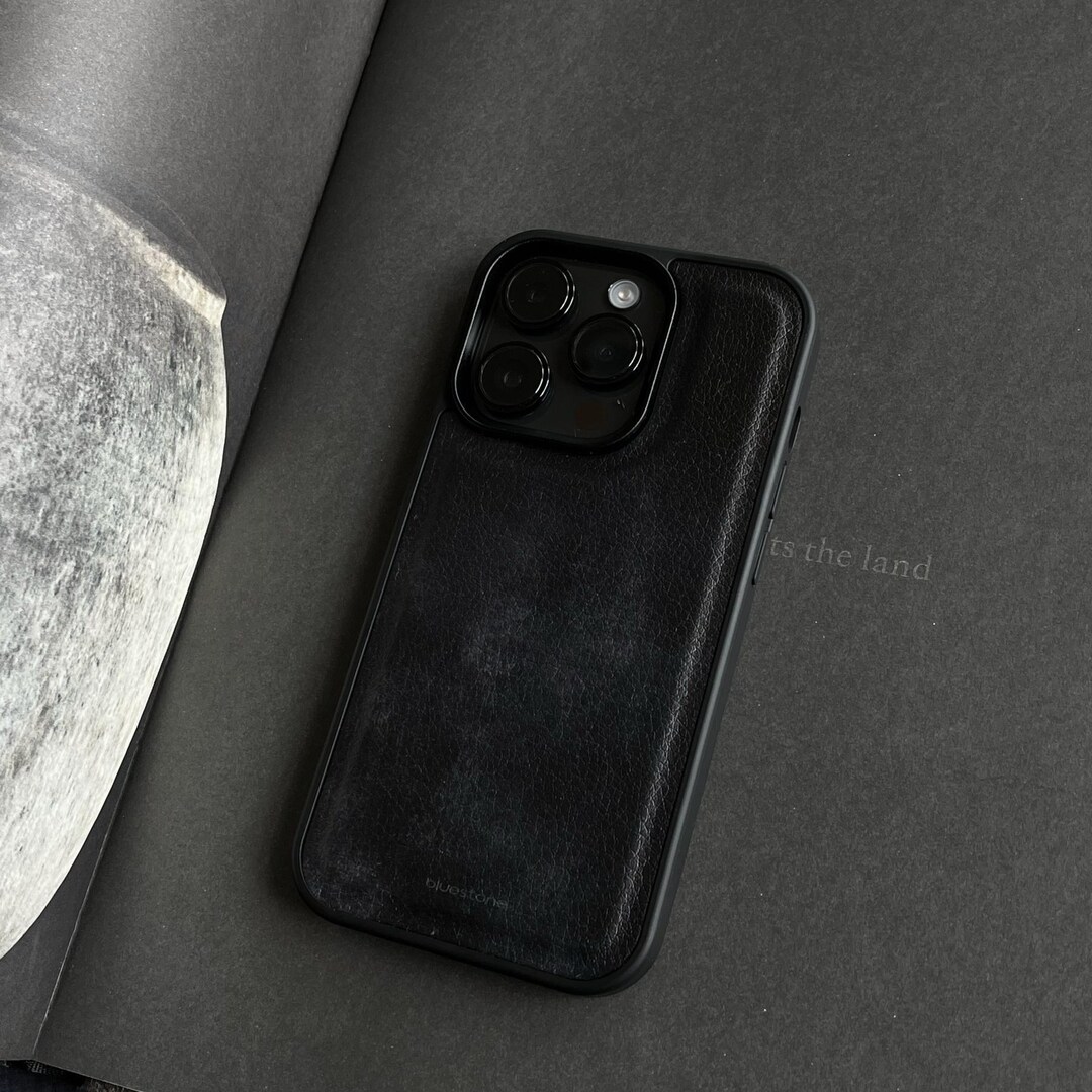 Stone & Ink iPhone Case – Premium Vegan Leather Cover for iPhone