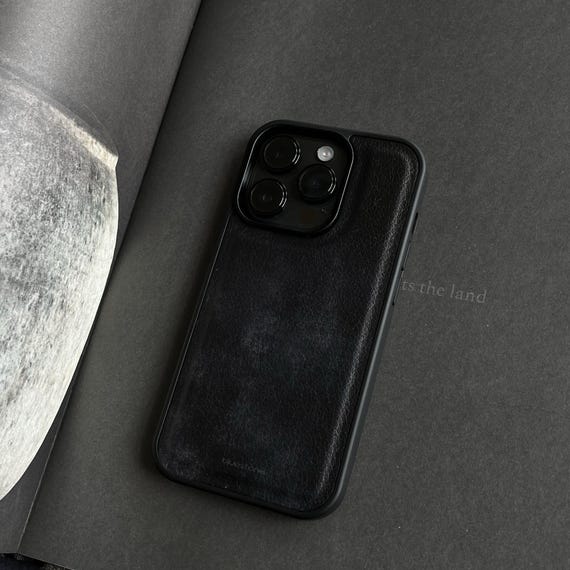 Stone & Ink iPhone Case – Premium Vegan Leather Cover for iPhone
