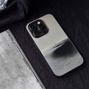 Funda Stone & Ink para iPhone: cubierta de cristal de lujo para iPhone / Monza x Night Studio