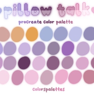 Pillow Talk  Procreate Color Palette / ColorsPalettes™