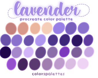 Paleta de colores Lavanda Procreate / ColorsPalettes™