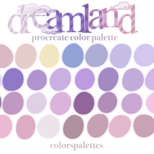 Dreamland Procreate Farbpalette / ColorsPalettes™