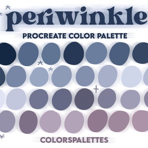 Periwinkle Procreate Color Palette / ColorsPalettes™