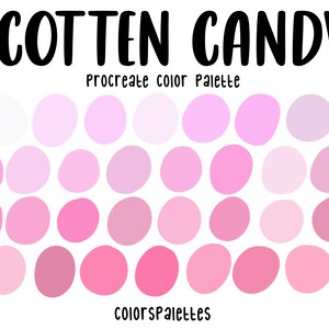 Cotten Candy Procreate Farbpalette / Farbpaletten™