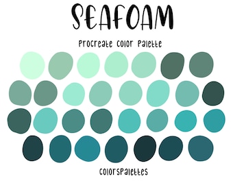 Palette de couleurs de procréation de fond marin / ColorsPalettes™