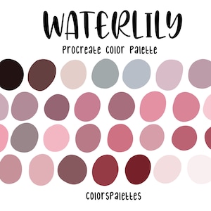 Waterlily Procreate Color Palette / ColorsPalettes™