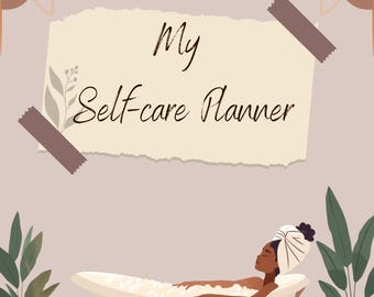 Planner per la cura di sé per le donne / Diario del benessere minimalista stampabile / Planner per la salute mentale / Tracker dell'amore per se stessi