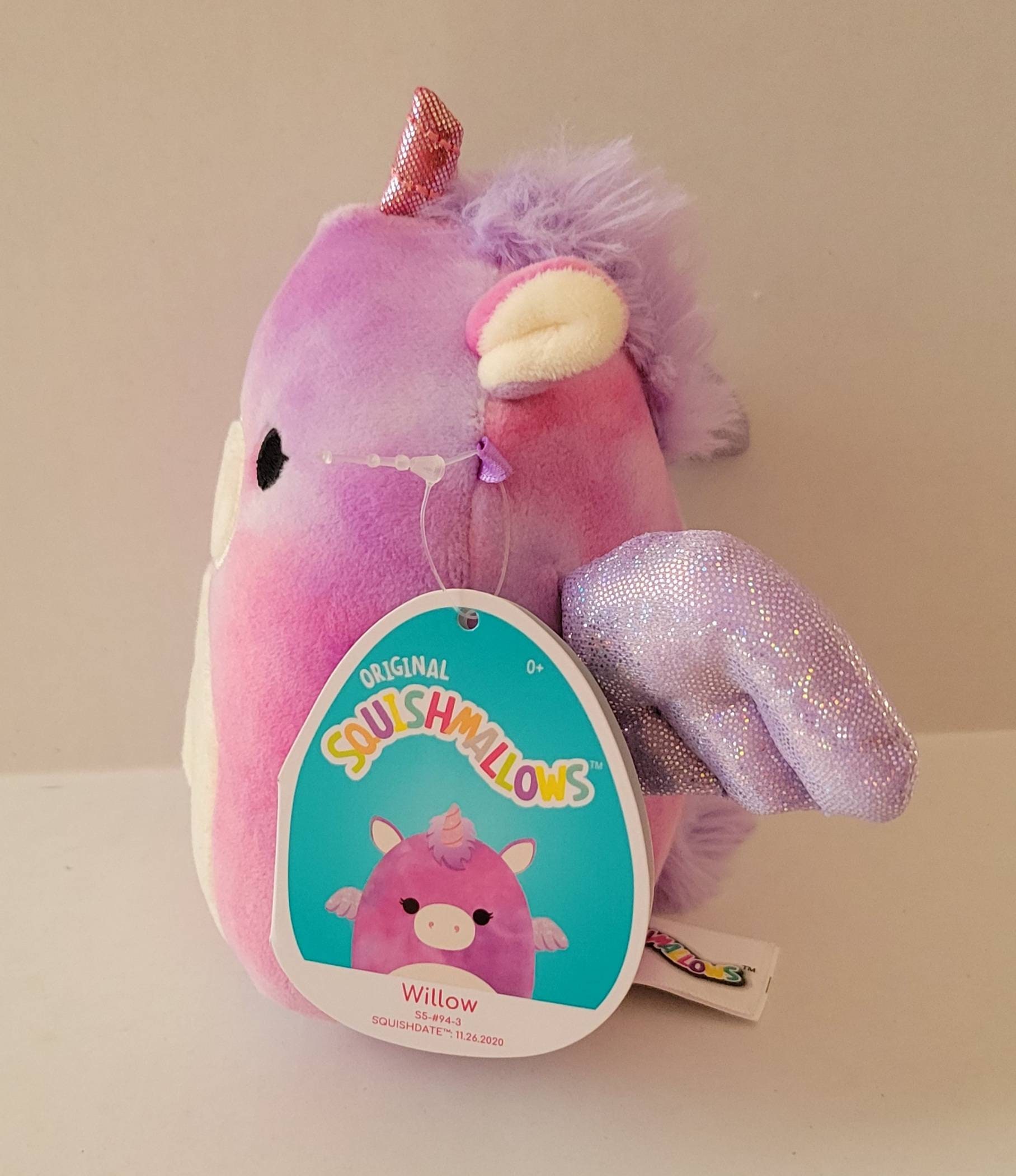 5 Willow the Unicorn Squishmallow Etsy