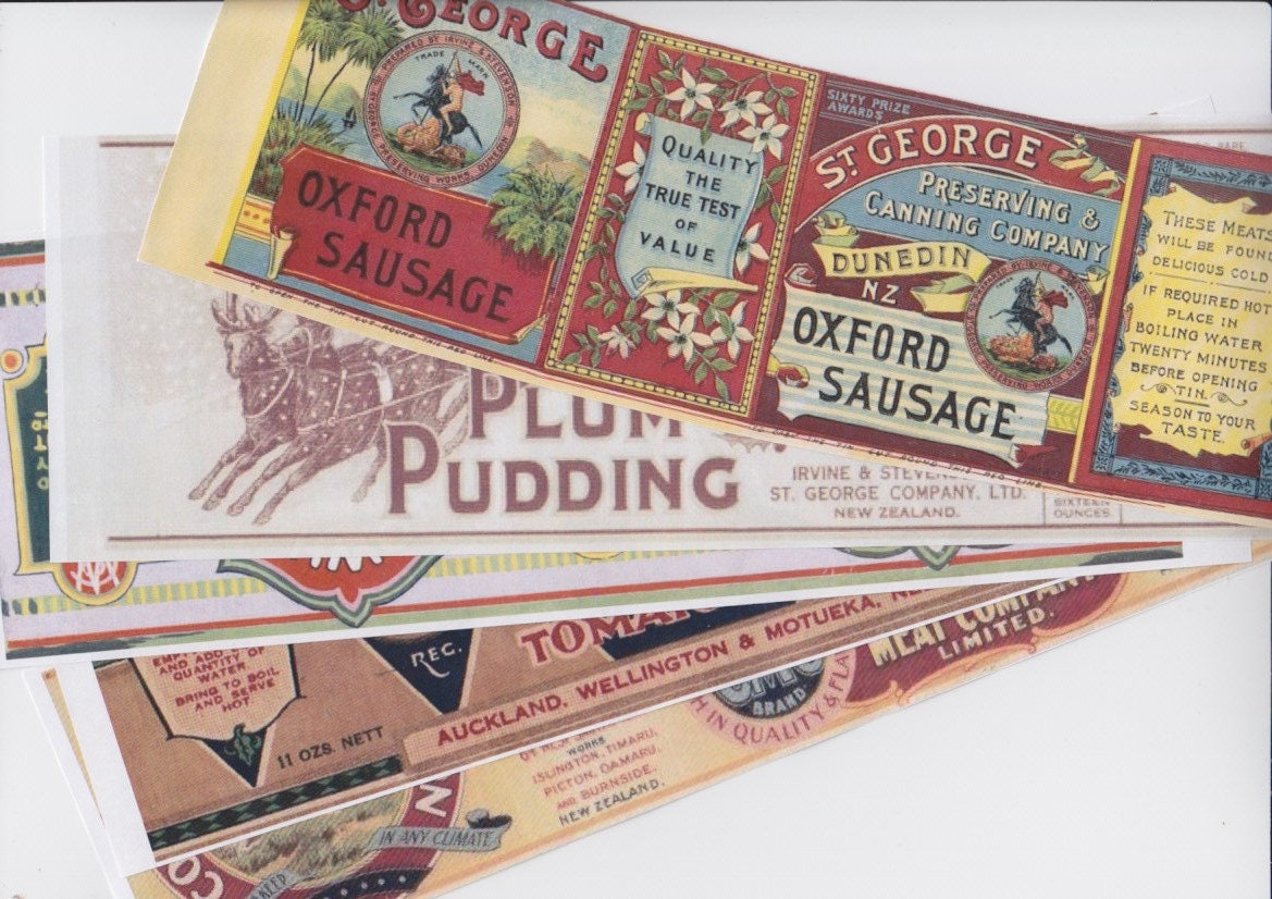Set of 30 REPRODUCTION WW1 BRITISH EMPIRE Tin Labels Etsy