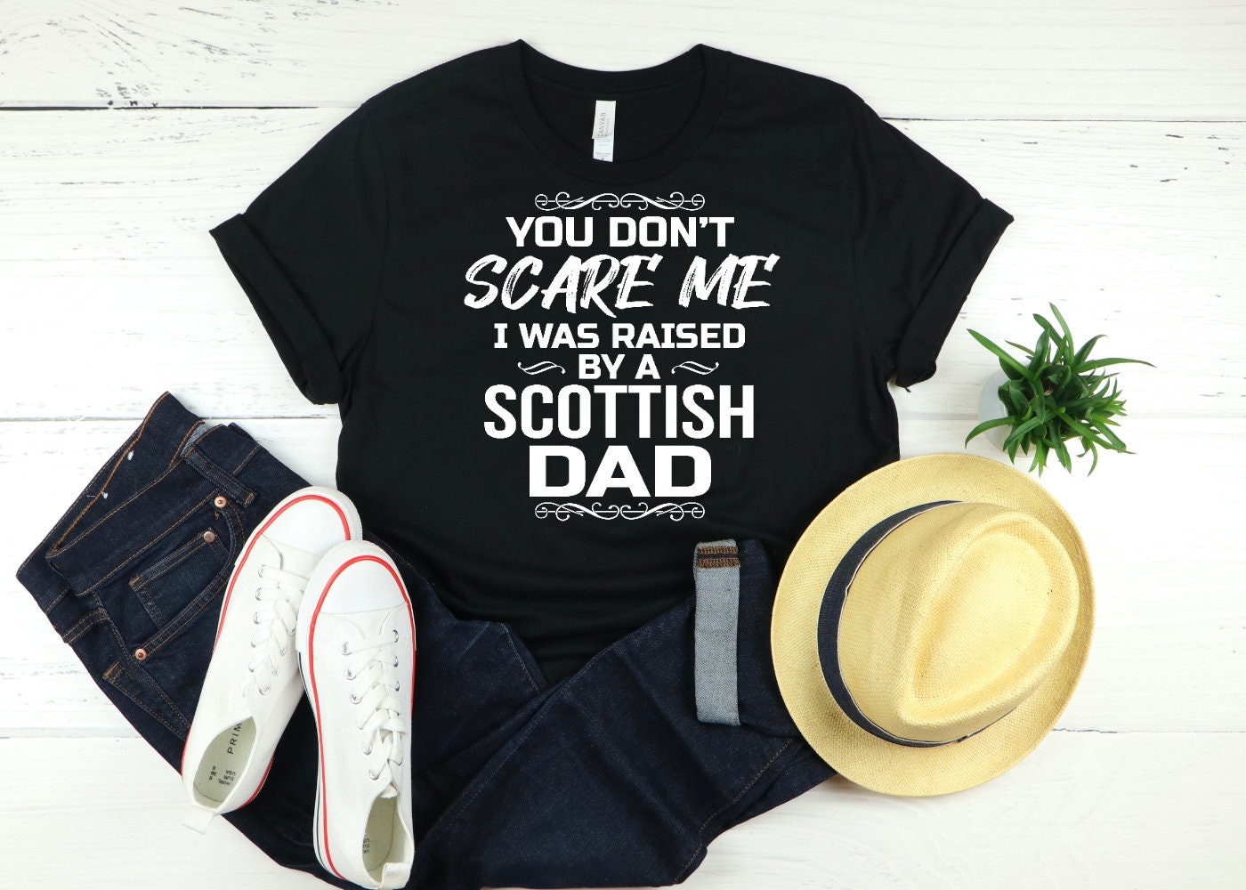 Scottish Dad shirt Motivational ShortSleeve Unisex TShirt Etsy