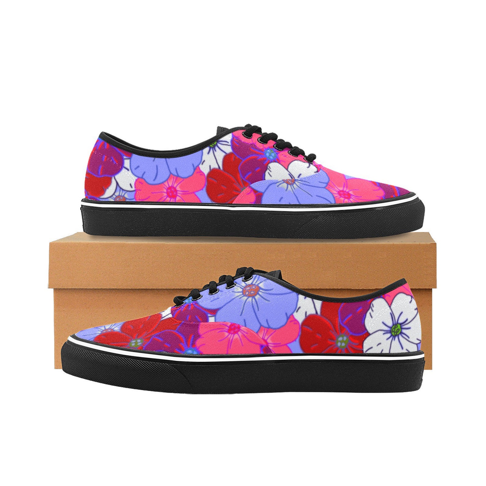 floral mens sneakers