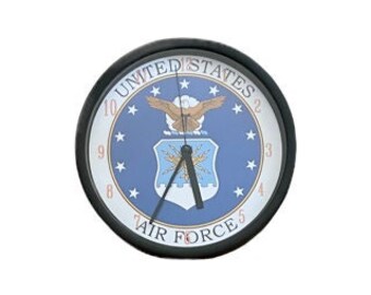 Air Force 9" Wall Clock