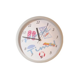 Pool Time 9&quot; Wall Clock