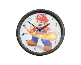 Mario Smash Brothers 9" wall Clock
