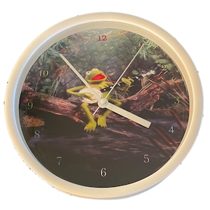 Kermit Rainbow Connection 9&quot; Wall Clock