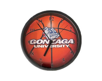 Gonzaga University Basketball 9" Wall Clock