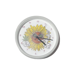 Weed Be Happy 9" Wall Clock