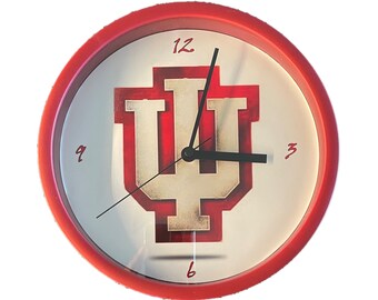 Indiana University 9" Wall Clock