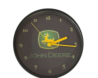 Deere 9" Wall Clock