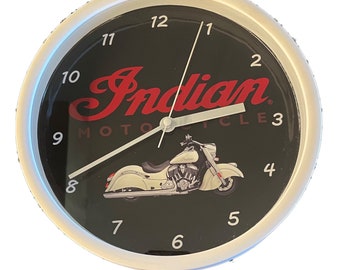 Indian Motorcycles 9" Wall Clock