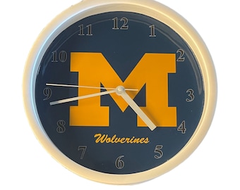 Michigan Wolverine's 9" Wall Clock
