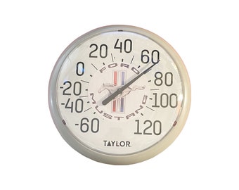 Outdoor Thermometer, Measurement is in Fahrenheit, Rustic Hickory &  Galvanized Metal Thermometer with Lichtenberg Figuring