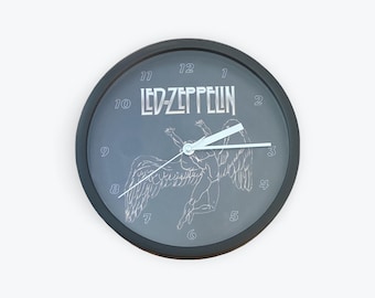 Reloj de pared Led Zeppelin de 9 pulgadas